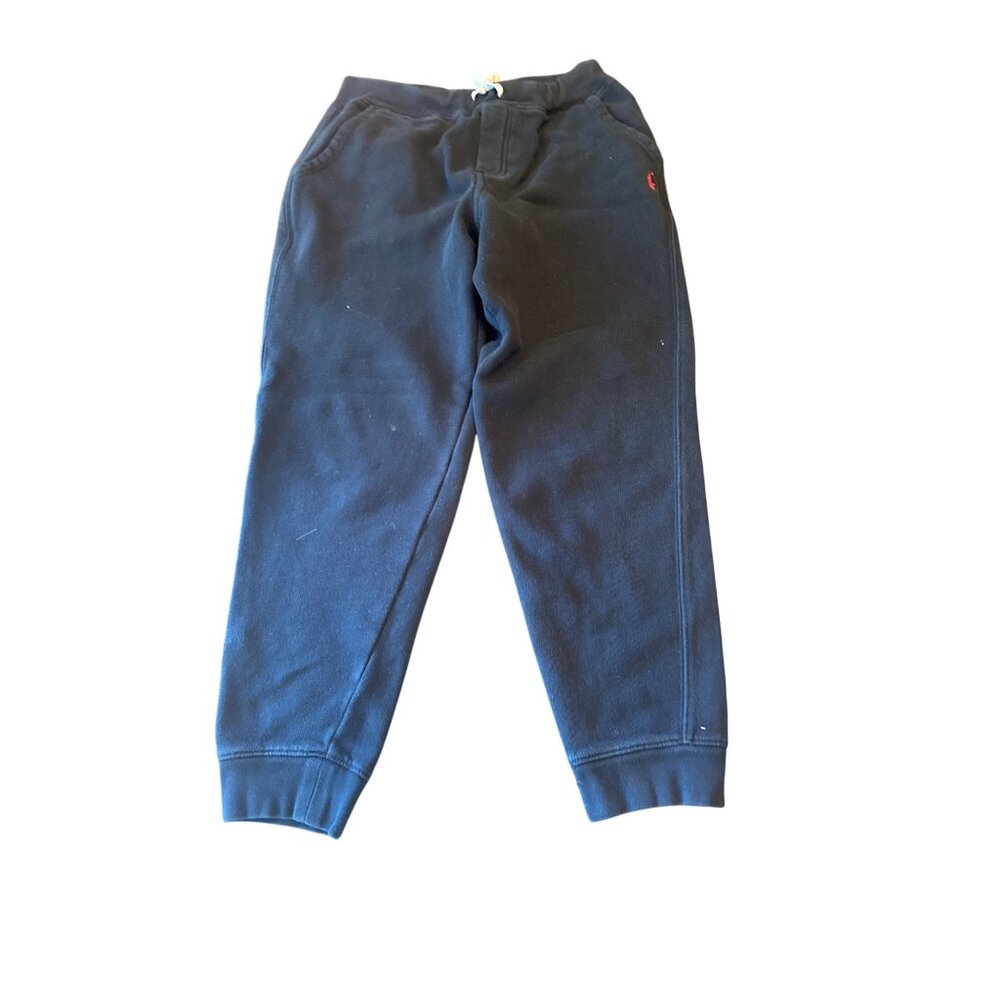 Polo Ralph Lauren Boys‎ Jogger Pants L (14-16) Black Cotton Blend Pony Logo